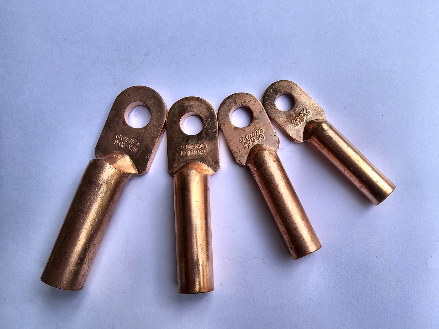 DT Type Tinned Pure Copper Cable Lug, Copper Terminal Lug for Power Distribution