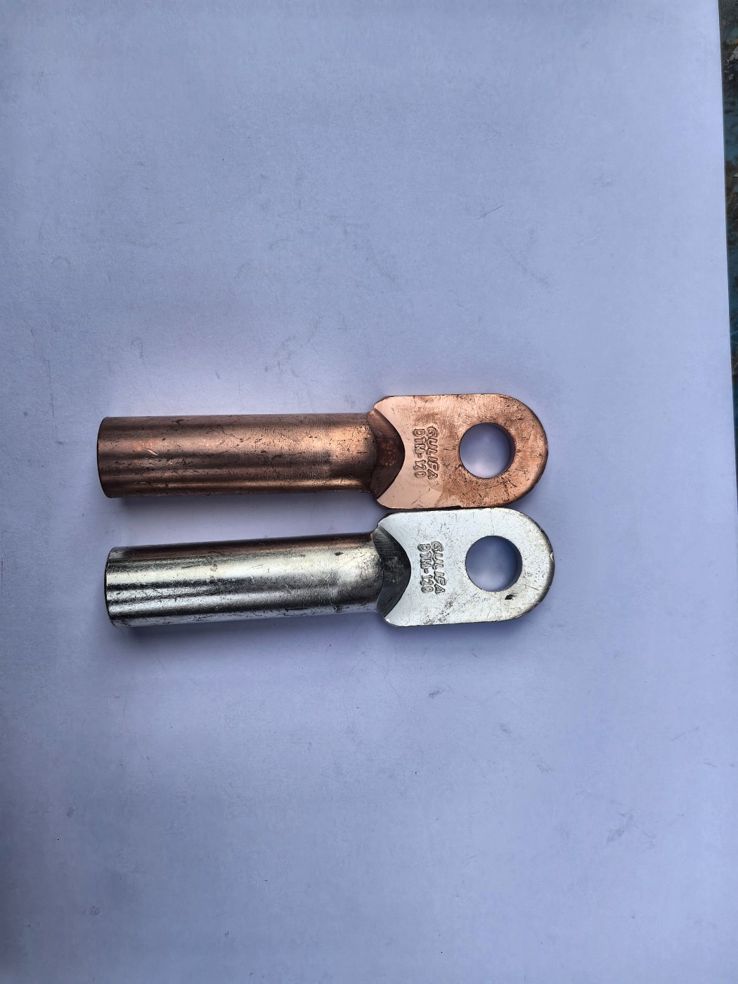 DT Type Tinned Pure Copper Cable Lug, Copper Terminal Lug for Power Distribution